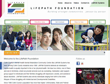 Tablet Screenshot of lifepathfoundation.org